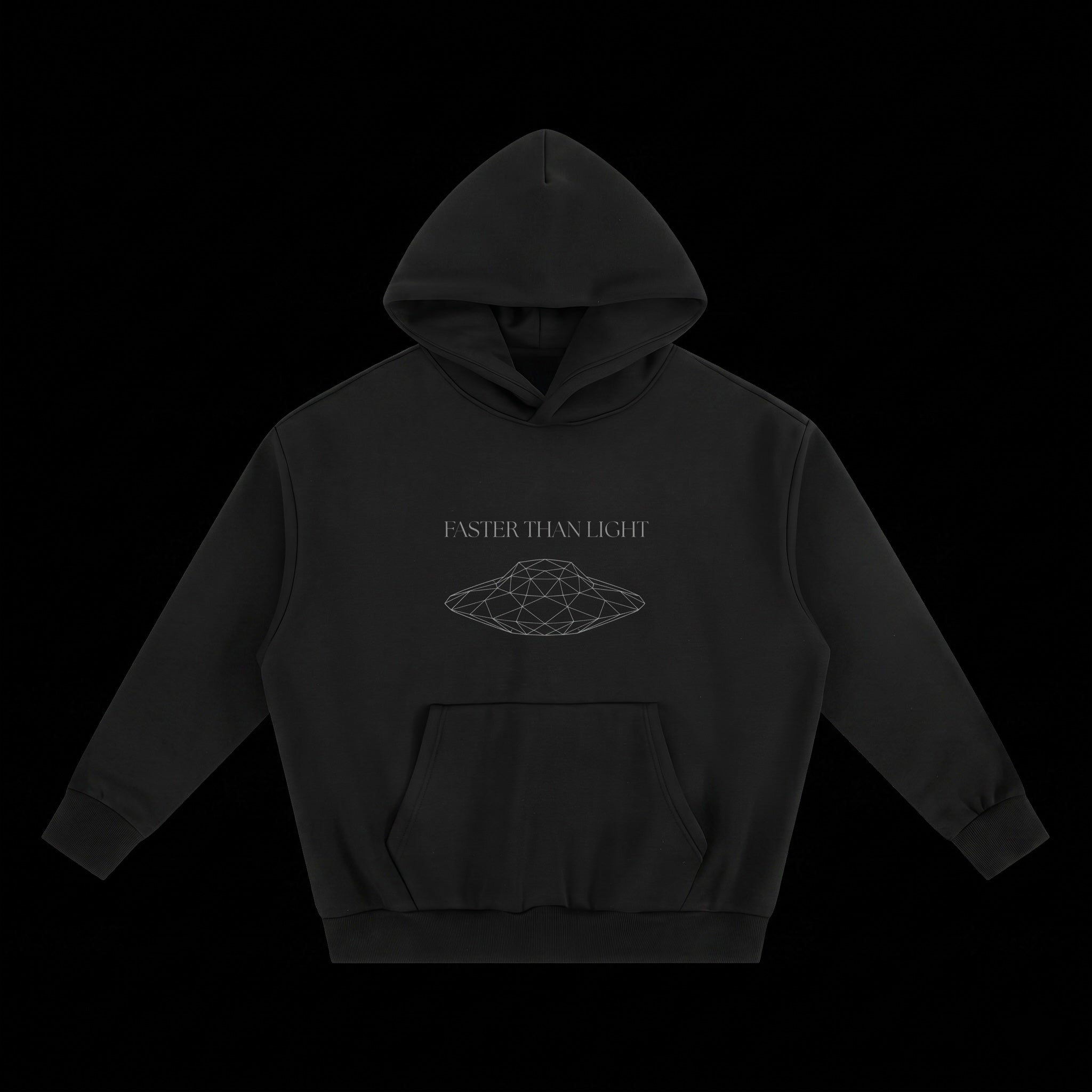 BLACK DIAMOND // Heavyweight Fleece Hoodie