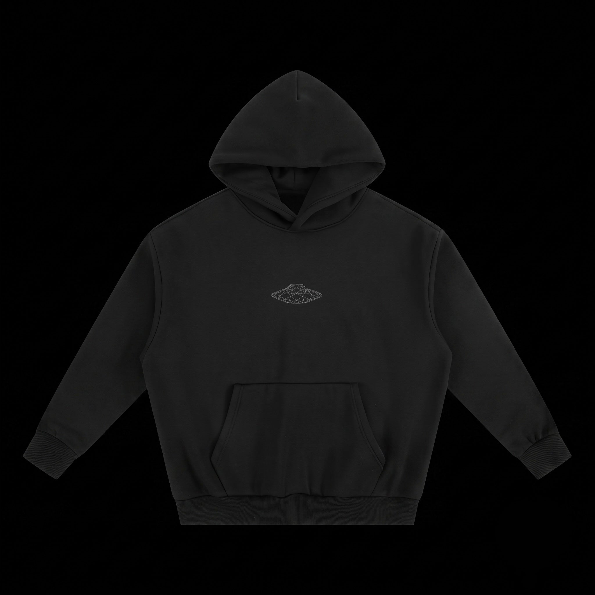 BLACK DIAMOND // Heavyweight Fleece Hoodie
