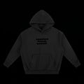 REDACTED // Heavyweight Fleece Hoodie // Stealth