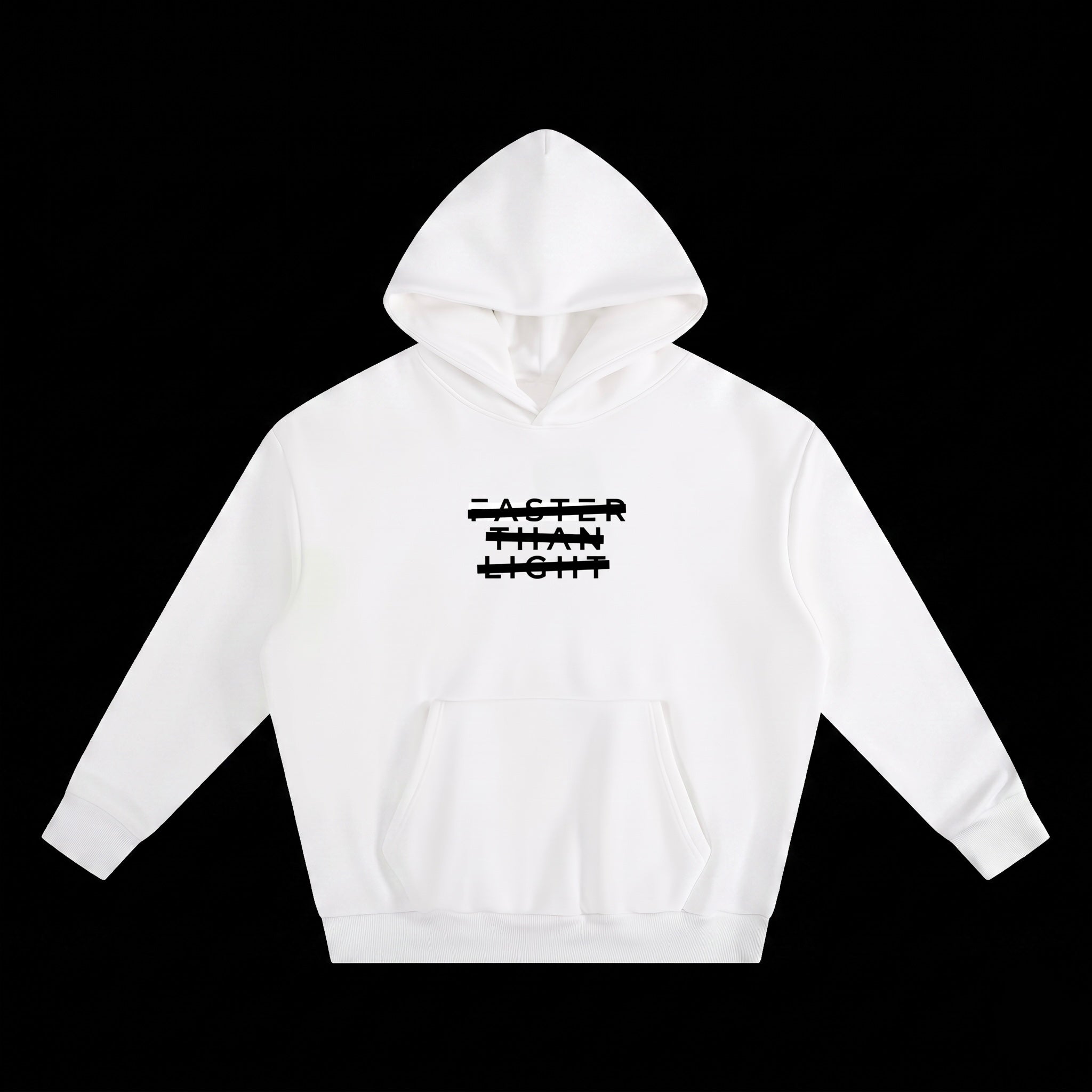 REDACTED // Heavyweight Fleece Hoodie // Stealth