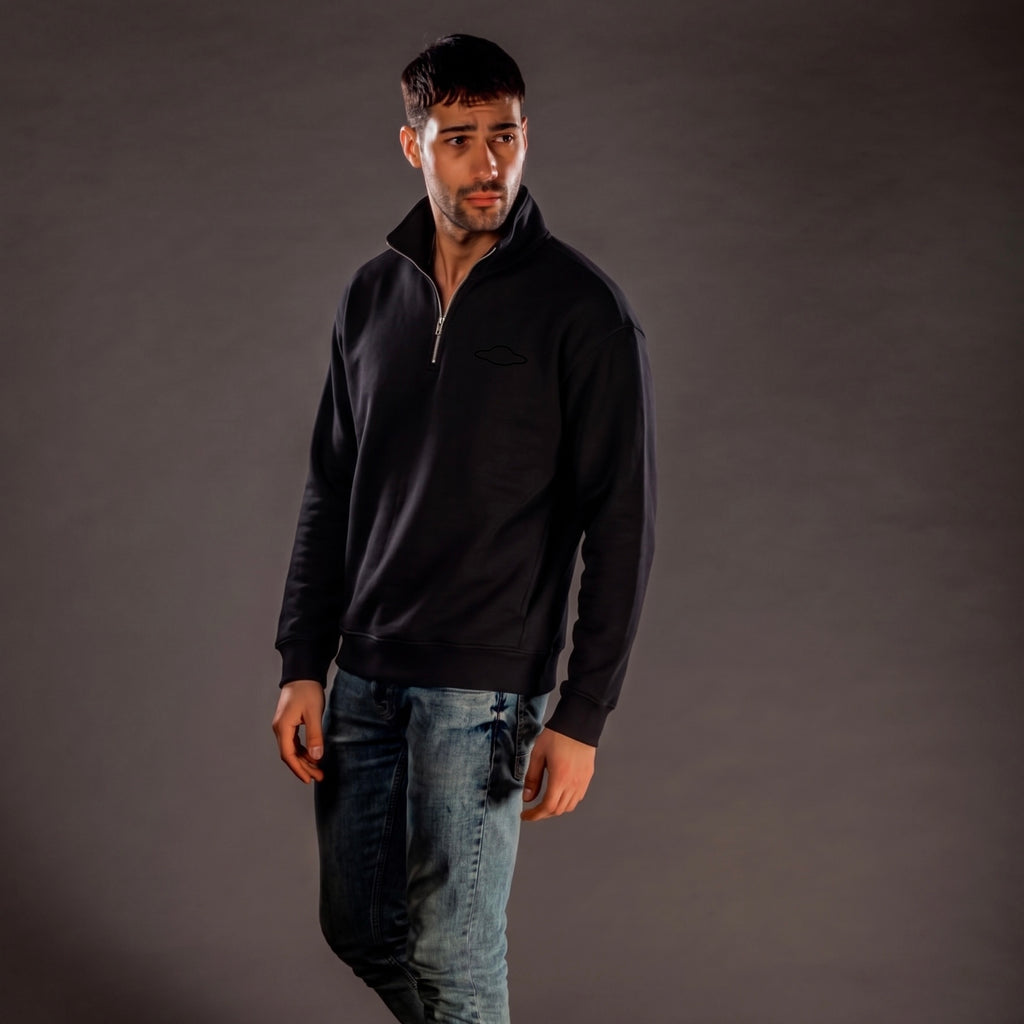 SUPERLUMINAL // Quarter-Zip // Stealth