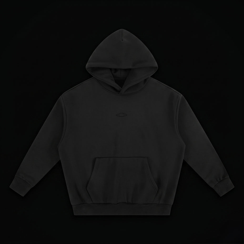 SUPERLUMINAL // Heavyweight Fleece Hoodie // Stealth