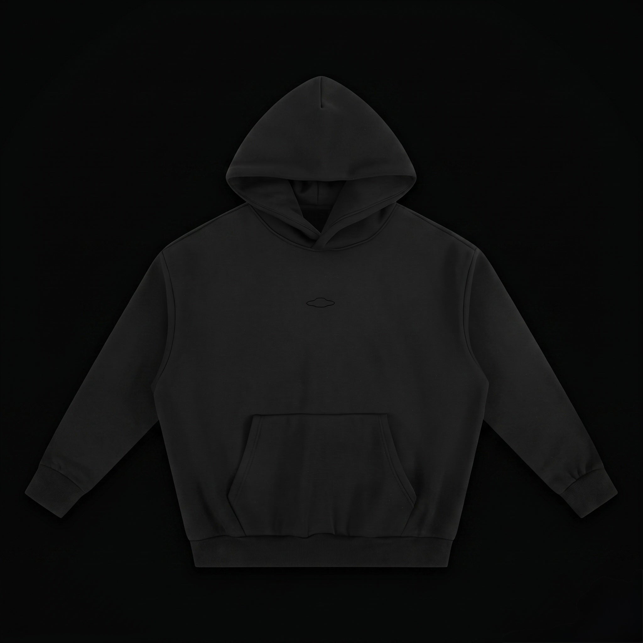 SUPERLUMINAL // Heavyweight Fleece Hoodie // Stealth