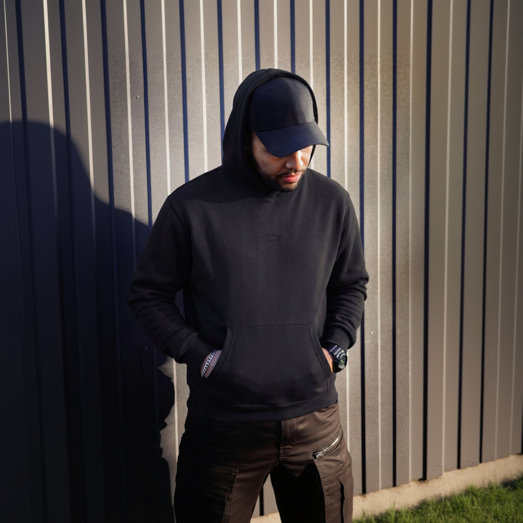 SUPERLUMINAL // Heavyweight Fleece Hoodie // Stealth